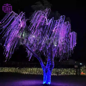 Luces de árbol de fibra óptica de lujo para decoración de jardines, paisajes, festivales, bodas y plazas, impermeables IP65 - Product Image 3