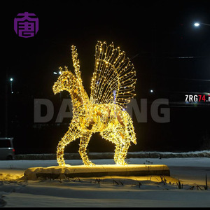 Lumières extérieures imperméables à motif de cheval 3D pour la décoration paysagère - Product Image 5