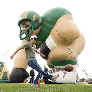 Personnage publicitaire gonflable populaire et attrayant : Joueur de football, <span class=keywords><strong>sportif</strong></span>, mascotte de football, personnage de dessin animé, athlète - Product Image 4
