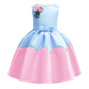 Vestido de Princesa de Moda de la Mejor Calidad al por Mayor para Niñas, Vestido de Fiesta de Cumpleaños para Niñas - Product Image 5