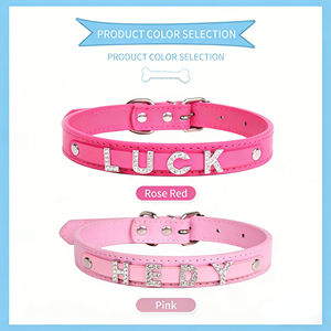 Dafeel Personalised Letter Pet <b>Collar</b> Custom <b>Name</b> Engraved Adjustable <b>Collar</b> for <b>Dogs</b> and Cats - Product Image 3