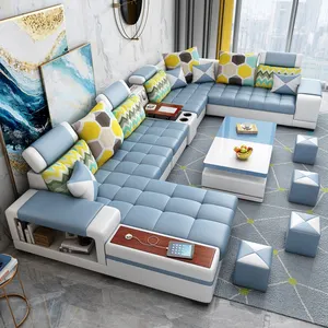 家具中小型公寓专用布艺沙发客厅现代新款简约无洗科技布