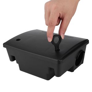 PP nhựa động vật gặm nhấm chuột Chuột sống bẫy hộp rat Bait Station hộp - Product Image 1
