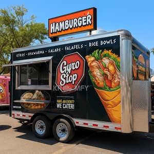 Remolques de Comida para Eventos, Remolque Móvil de Bebidas para Café y Helados, Carrito de Calle para Té de Burbujas, Food Truck - Product Image 6