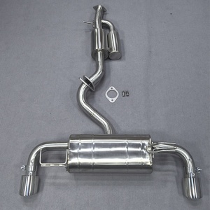 Échappement arrière en acier inoxydable 304 pour Toyota Yaris GR, embouts de 101 mm |   Valve à haut débit / Ajustement direct - Product Image 1