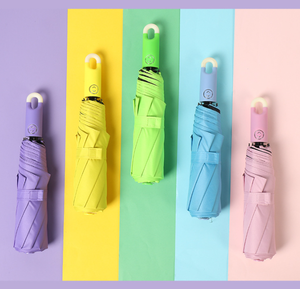 新製品 持ち運び簡単 フックとループロックハンドル付き 女性用ユニークな傘 - Product Image 2
