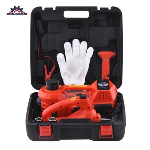 Cric hydraulique électrique 12V multifonctionnel, pompe de gonflage de <span class=keywords><strong>pneus</strong></span>, clé électrique pour changement de <span class=keywords><strong>pneus</strong></span>, SUV tout-terrain, 5 tonnes, plastique, 1 an - Product Image 2
