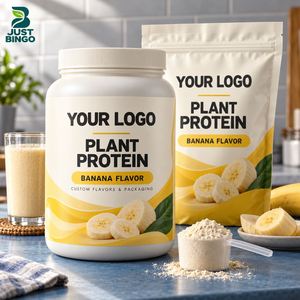 Production en gros de poudre de protéines halal en marque blanche avec saveur personnalisée et emballage imprimé pour les commandes en gros et en vrac - Product Image 1