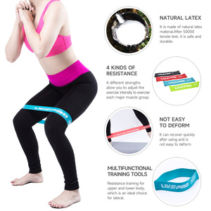 Tùy Chỉnh Chất Liệu Cao Su Kháng Vòng Ban Nhạc Phụ Kiện Tập Thể Dục Cho Đào Tạo Các Bài Tập In Dày Loại Vòng Lặp - Product Image 3
