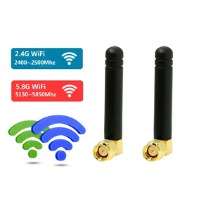 Antena WiFi Externa Omnidireccional de Goma 2.4G 5.8G, Mini Antena Pequeña y Robusta con Conector SMA para Router de Red - Product Image 2