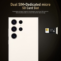 Nuevo Teléfono Inteligente Gaxly S25 Ultra 2025, Versión Global Desbloqueada, LTE, 16GB + 1TB, Octa-core, Pantalla OLED HD de 108MP y 120Hz, Android