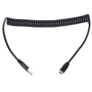מותאם אישית סליל <span class=keywords><strong>usb</strong></span> מסוג ל-c קטן פרופיל נמוך כבל מותאם אישית <span class=keywords><strong>USB</strong></span>-C 3a 5a 20w 60w 100w usbc ספירלה קפיצי ספירלה - Product Image 4