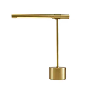 Modern contemporary smart adjustable bedside Gold Desk Lamp LED Table Light Lamp