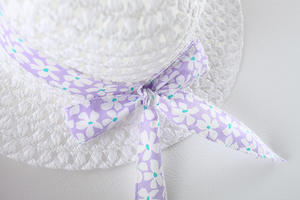 Vestido Floral para Bebé Niña con Lazo Grande, Vestido de Verano para Niñas con Sombrero de Paja, Venta al Por Mayor - Product Image 6