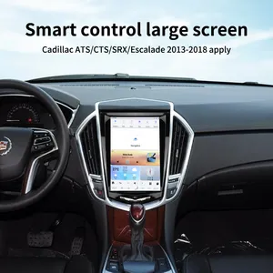Android 13 araba radyo 10.5 "GPS navigasyon araba multimedya DVD OYNATICI için Cadillac CTS CTS Cadillac 2013 2019-