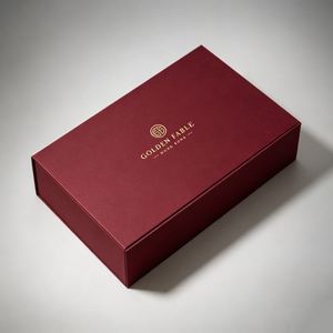 Boîte cadeau rigide magnétique personnalisée CRD pour montre avec insert en mousse, fermeture magnétique noire, emballage en papier - Product Image 2