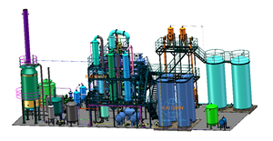 5/10/15 tonnes raffinage de l'huile de voiture d'occasion dans le plastique de déchets d'huile de four en nouvelle Machine à carburant Diesel - Product Image 5