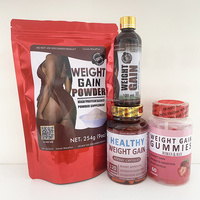 Gummies Prise de Poids Logo OEM, Gommes pour la Prise de Masse Musculaire, Gummies Prise de Poids pour Femmes