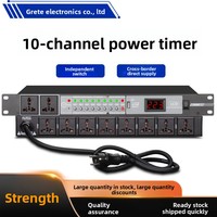 Commande de séquenceur de puissance professionnelle à 10 voies Amplificateur de haut-parleur de scène haute puissance à 8 voies Carte de synchronisation de séquence sans fil