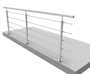 YL METAL Garde-corps en acier inoxydable de haute qualité, design de balustrade pour balcon, poteau de garde-corps - Product Image 2