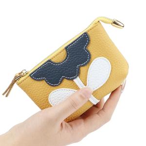 AndoBag Cute Coin <b>Purse</b> for Women Genuine Cow Leather Fashion Casual Mini Wallet <b>Small</b> Storage Bag with Keychain 1521 - Product Image 6