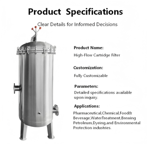 Universal Big Flow <strong>Filter</strong> Housing 304 Stainless Steel <strong>for</strong> 3M <strong>Pall</strong> Melt Blown String Wound Cartridge - Product Image 6