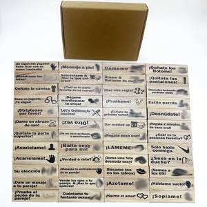 Jeu de blocs de construction moderne en bois <span class=keywords><strong>pour</strong></span> couples, en espagnol, français, allemand, artisanat en bois, jouets de blocs <span class=keywords><strong>pour</strong></span> adultes - Product Image 2