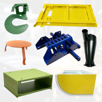 Fabrication OEM de supports métalliques industriels de grande taille en acier inoxydable et aluminium, avec revêtement en poudre et assemblage par soudage