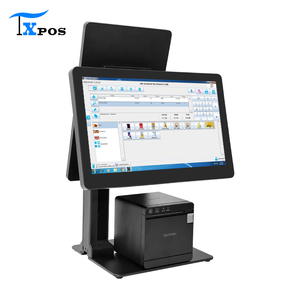 A1563L9 Pantalla Táctil de Aleación de Aluminio de 15.6 Pulgadas Compatible con Sistemas Operativos Windows/Android, Impresora y Escáner Integrados, Caja Registradora HD - Product Image 1