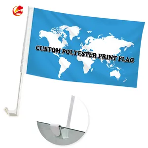 Flag: Customize Your Ride 12x18 Stylish And Eye-Catching Auto Accessory Double Side