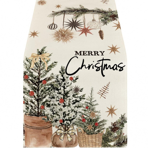 Camino de Mesa Navideño, Mantel Largo, Ambiente Festivo para Mesa de Comedor, Decoración para el Hogar y Fiestas - Product Image 4