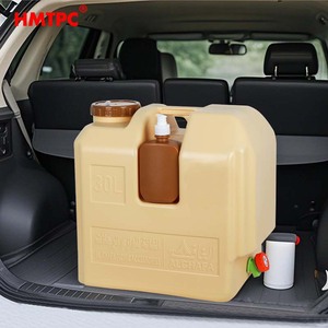 Seau à eau en plastique HMTPC 30L avec robinet, pour le camping en plein air, conteneur portable de stockage d'eau pure - Product Image 5