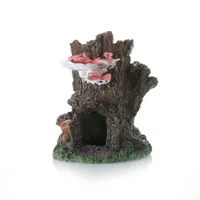 Ornement d'aquarium en résine écologique en forme d'arbre monstre, décoration de réservoir de poissons en polyrésine plastique
