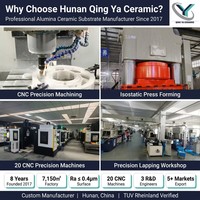 Substrat en céramique d'alumine Al2O3 à 96 %, 99 %, 99,6 %, haute conductivité thermique, plaque céramique isolante, découpe laser personnalisée