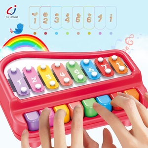 Giocattolo Musicale Ritmico per Bambini Chengji, Strumento Educativo Arcobaleno Creativo 2 in 1, Xilofono e Pianoforte - Product Image 4