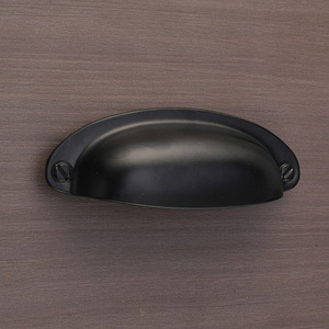 B-417 Oval <b>Drawer</b> Pull <b>Handle</b> 89mm Hole Spacing Zinc Alloy Antique Bronze Black <b>Chrome</b> Chinese Style Durable - Product Image 4