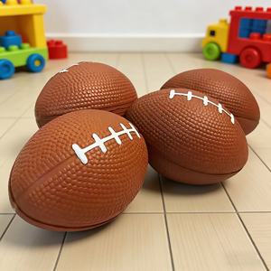 ลูกบอลของเล่นกลางแจ้งพิมพ์โลโก้ได้ คุณภาพสูง ทำจากโฟม PU นุ่ม บรรเทาความเครียด เหมาะสำหรับกิจกรรมโฆษณา - Product Image 4