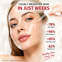 Sérum Visage Hydratant Éclaircissant Correcteur de Taches Brunes Privé 10% Niacinamide 4% Acide Tranexamique