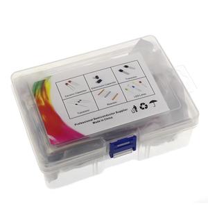 1390PCS 6 Types Components Resistors Electrolytic Capacitors Packaged L Diodes Ceramic Chip Capacitors (165x118x55mm)