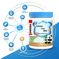 Liquide Calcium Fer Zinc Boire Direct Pack 10ml 30 Sachets Enfants Supplément Minéral Sans Sucre OEM ODM Marque Privée