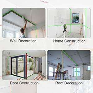 Huepar haz verde Cruz <span class=keywords><strong>nivel</strong></span> láser 360 grados Horizontal dos líneas verticales más Plumb <span class=keywords><strong>punto</strong></span> autonivelante alineación Multi línea - Product Image 6