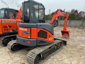 Excavatrice Hitachi ZX50U 2023, faible nombre d'heures de travail, d'occasion, 5 tonnes, capacité de godet de 0,25 m³, composants Kawasaki, pour travaux de construction - Product Image 5