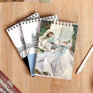 Stock prêt A4 A5 couverture rigide spirale carnet de croquis 80 feuilles carnet de croquis pour artiste dessin cahier artiste cadeau - Product Image 3
