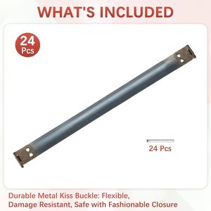 TIXIPEM Bisagras de cierre de beso de metal con marco flexible interno para bolsos, carteras, monederos y costura DIY - Product Image 4