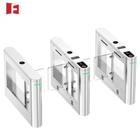 Système de contrôle d'accès automatique par carte à glissière, portail pivotant, lecteur de code QR, portillon rapide, contrôle d'accès en acier inoxydable