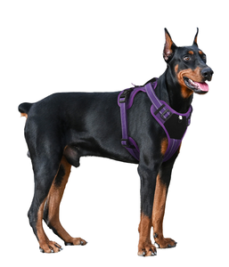 Wholesale Adjustable Large Dogs <b>No</b> <b>Pull</b> Nylon Pet <b>Harness</b> Easy Control Reflective Working Training Dog <b>Harness</b> - Product Image 1