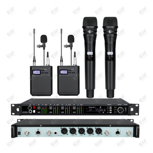 Sistema de Micrófono Inalámbrico Karaoke de Diversidad Real AD4D KSM11 de 4 Canales, Popular para Actuaciones Musicales en Vivo - Product Image 3