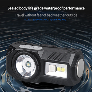 USB נטענת בעוצמה גבוהה IP65 פנס <span class=keywords><strong>LED</strong></span> עמיד למים פנס ראש ברמה מקצועית <span class=keywords><strong>5</strong></span> מצבים קרן מתכווננת 200-299M עבור - Product Image 6