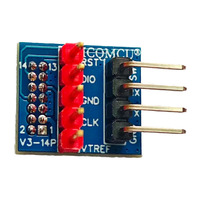 Placa adaptadora STDC14 de 14 pines a JTAG/SWD de 2,54 mm, adaptador para depurador ST-Link V3 Mini, accesorio de programación STM32