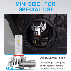 <span class=keywords><strong>Precio</strong></span> de fábrica al por mayor H11 LED faro 35W 5000LM 6500K Plug and Play tubo de cobre y ventilador disipación de calor para coche - Product Image 6